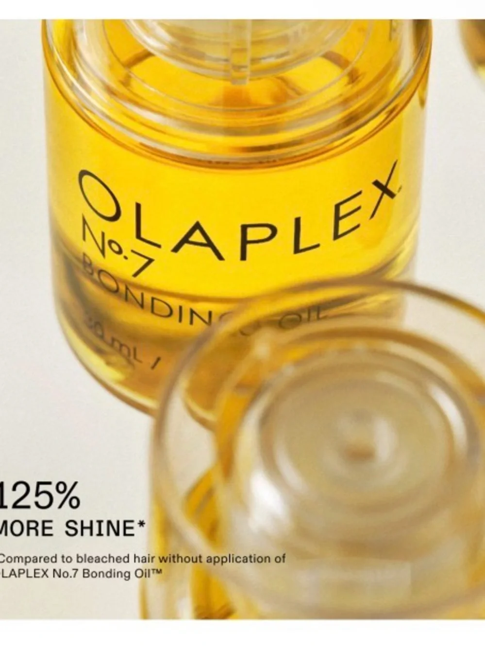 OLAPLEX No.7 Bonding Oil - Clear Bottle with Yellow Oil